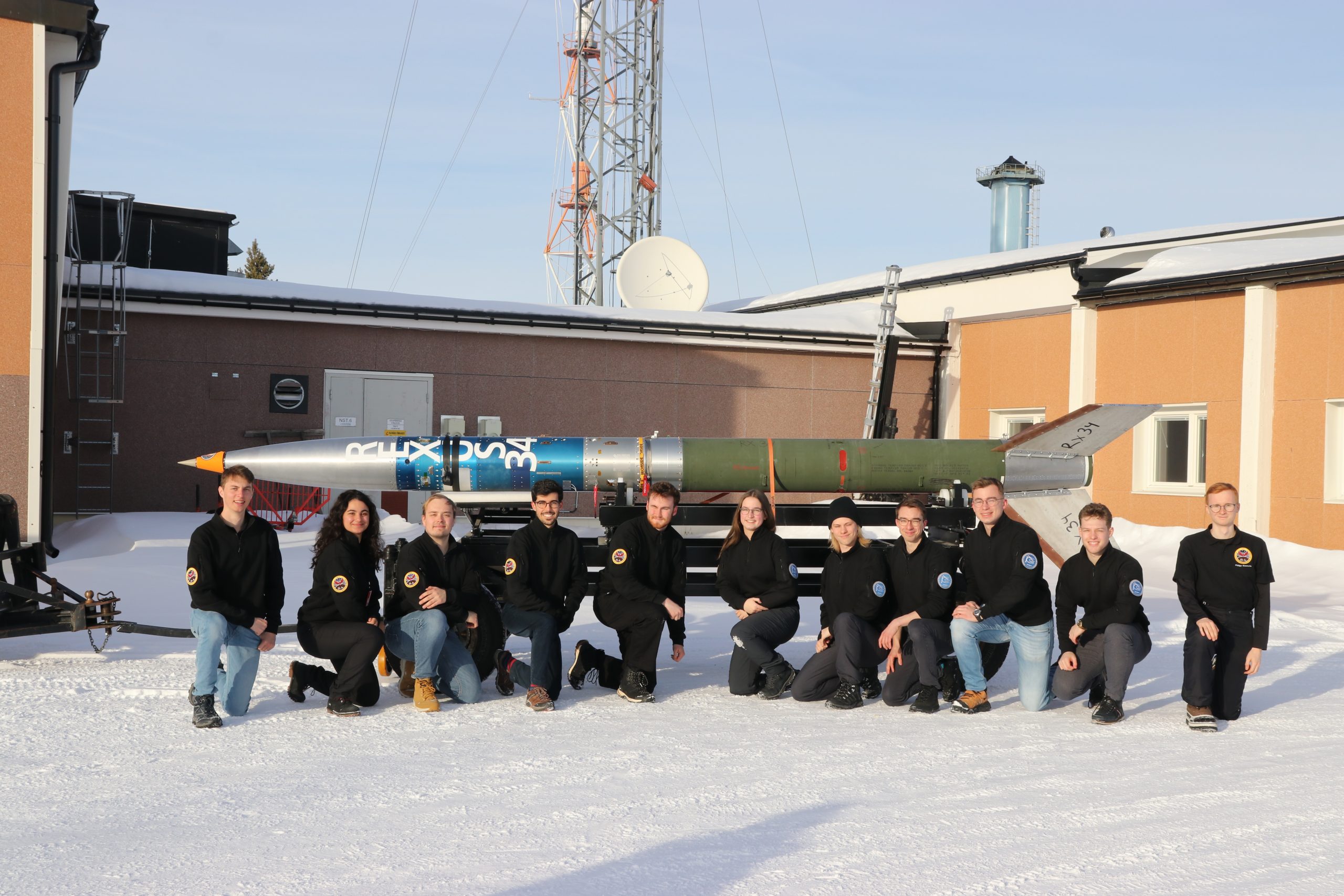 Rollout REXUS 34 mit FINIX Team
